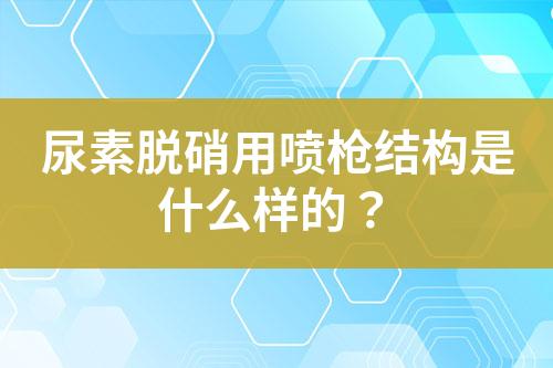 尿素脱硝用喷枪结构是什么样的？