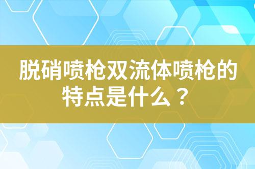 脱硝喷枪双流体喷枪的特点是什么？